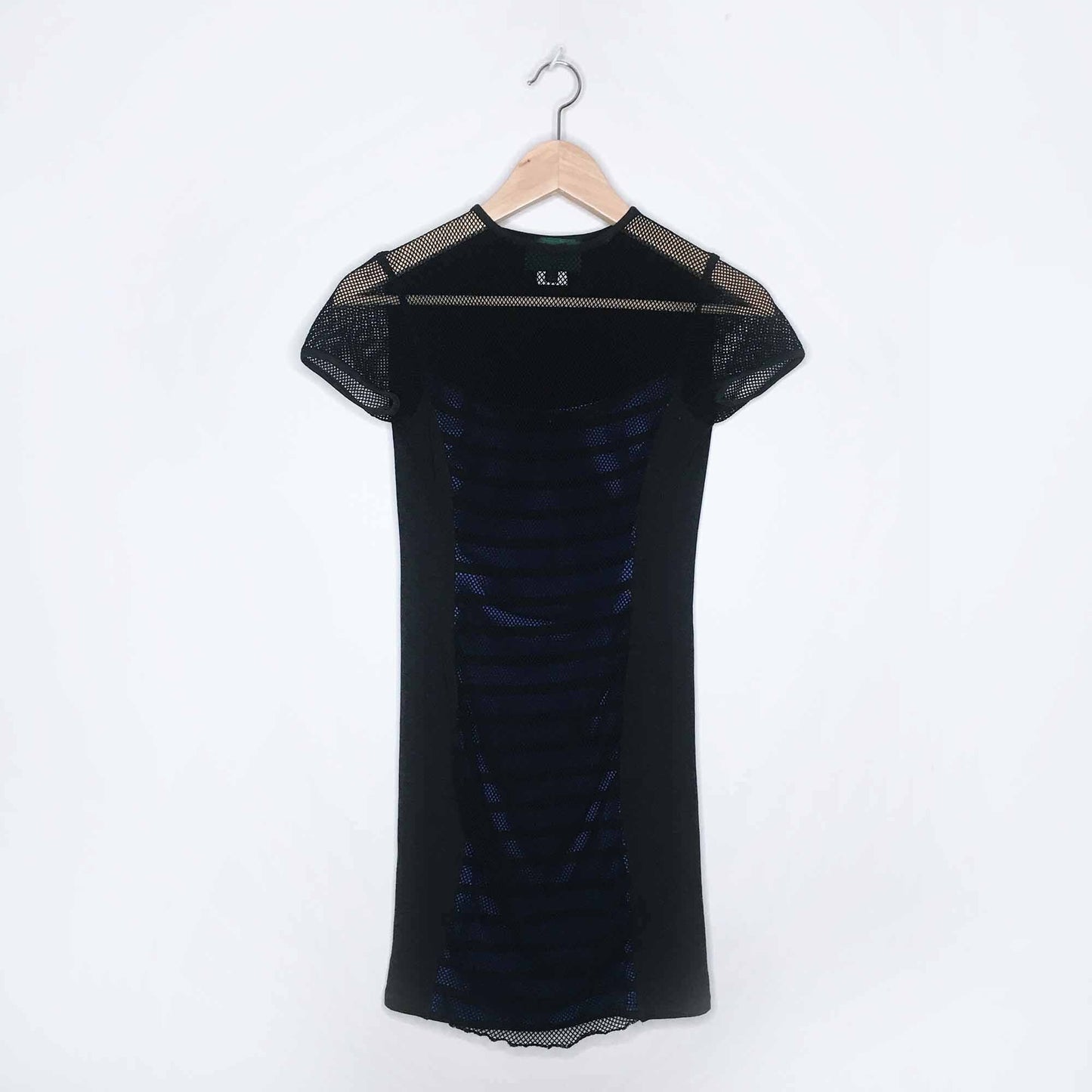 Junior Gaultier mesh front jersey t-shirt dress - size 42