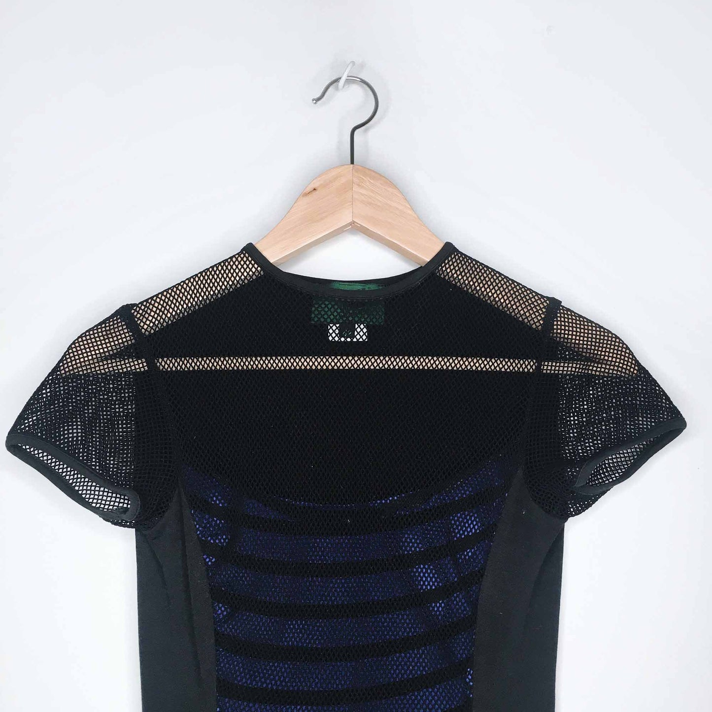 Junior Gaultier mesh front jersey t-shirt dress - size 42