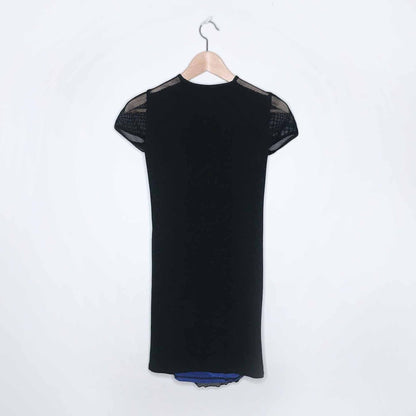 Junior Gaultier mesh front jersey t-shirt dress - size 42