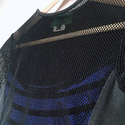 Junior Gaultier mesh front jersey t-shirt dress - size 42