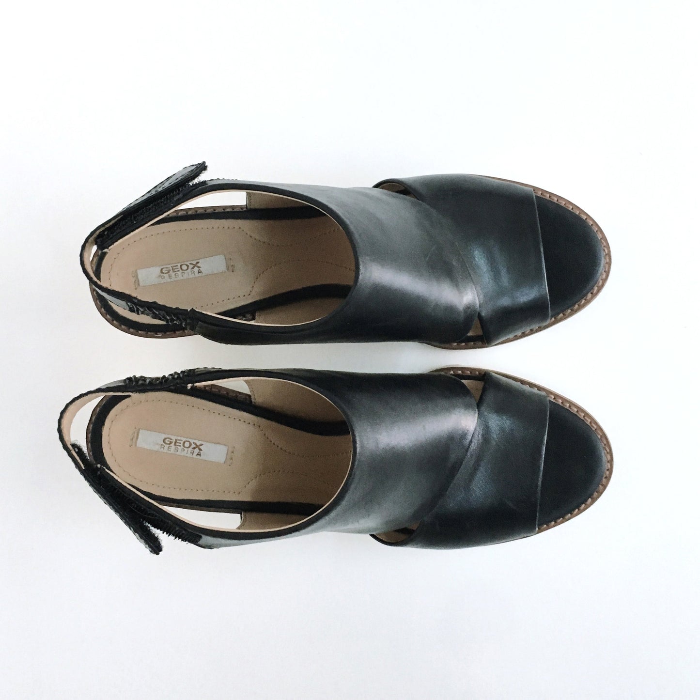 Geox Dovelyn Block Heel Sandals - size 38