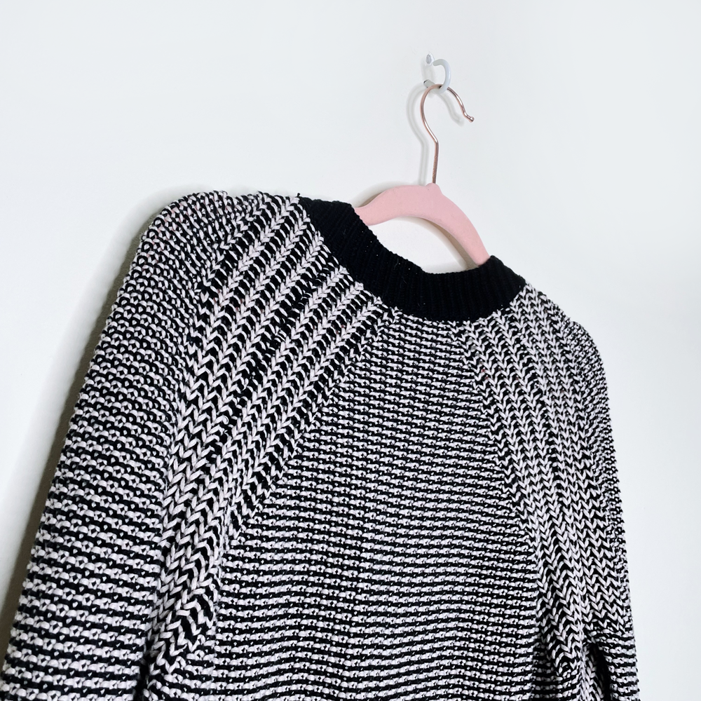 gerard darel open fringe cardigan sweater - size 3