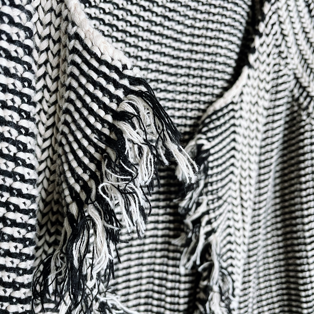gerard darel open fringe cardigan sweater - size 3