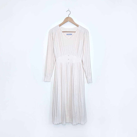 gg house accordion knit sweater dress - size medium