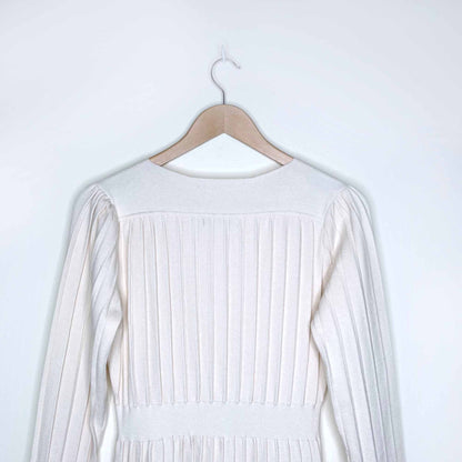 gg house accordion knit sweater dress - size medium