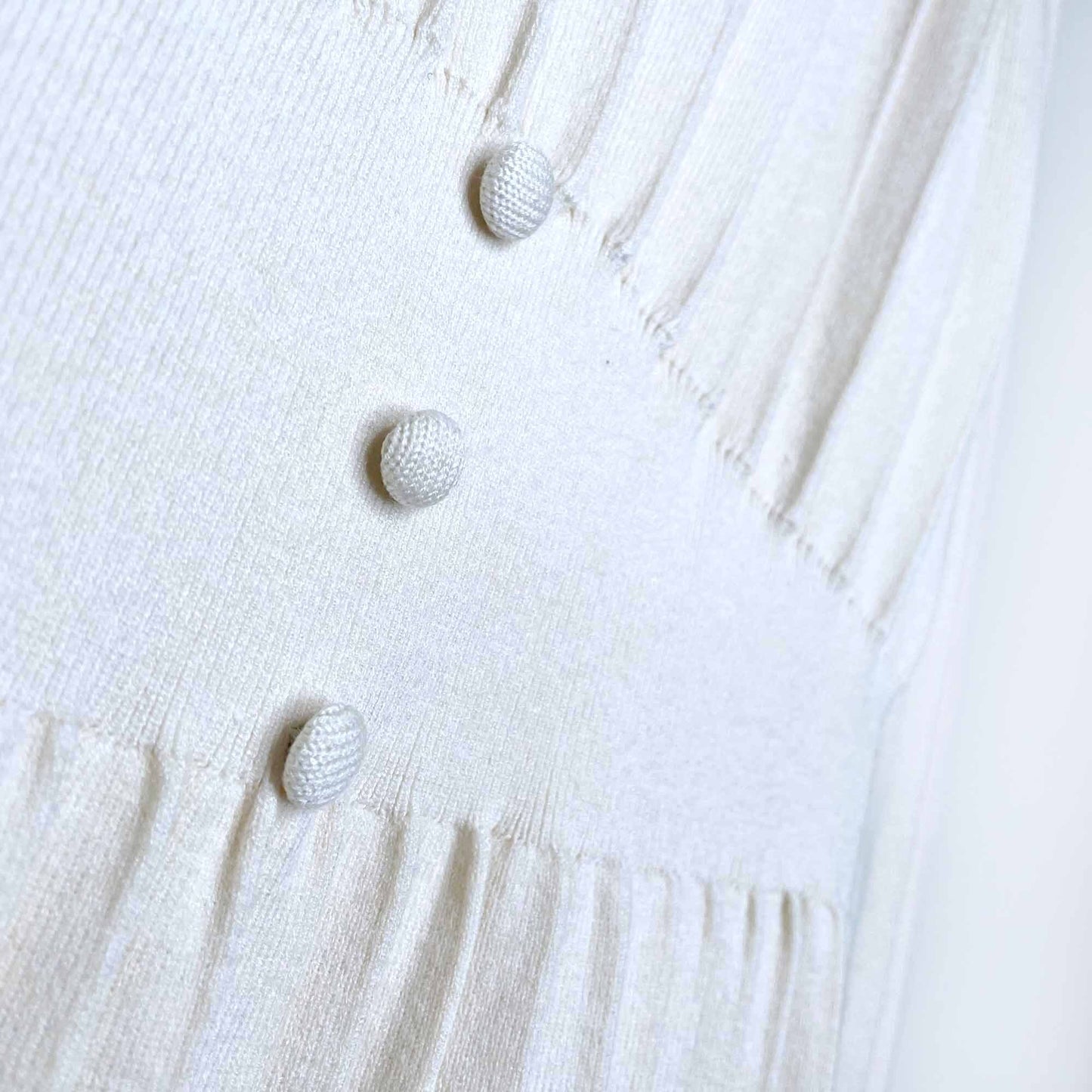 gg house accordion knit sweater dress - size medium