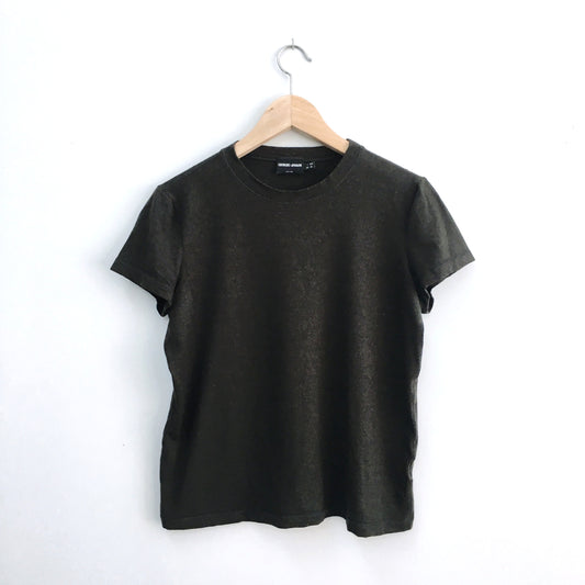 Giorgio Armani Cashmere tee - size Large
