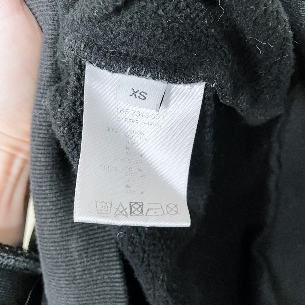 givenchy i believe in the power of love sweatshirt - size xs