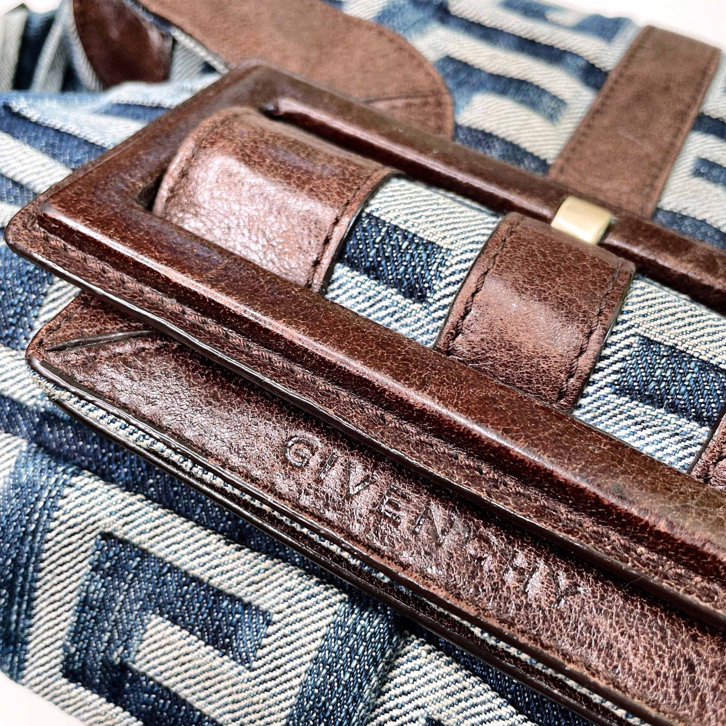 givenchy denim monogram handbag