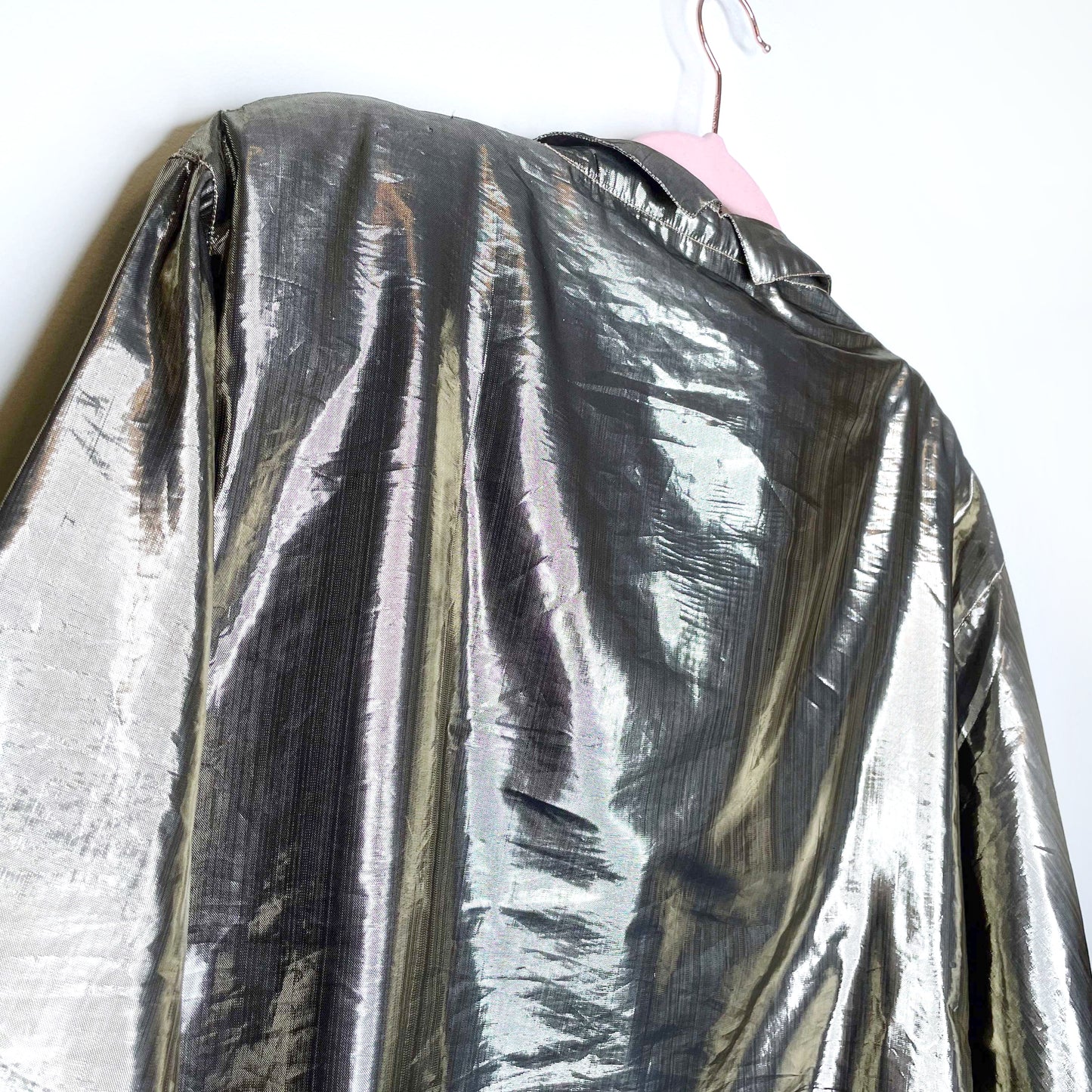vintage body focus gold metallic jacket - size medium