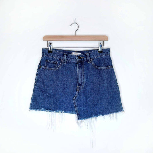 golden by tna testani denim mini skirt - size 6