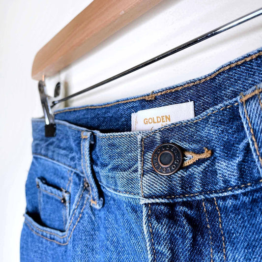 golden by tna testani denim mini skirt - size 6