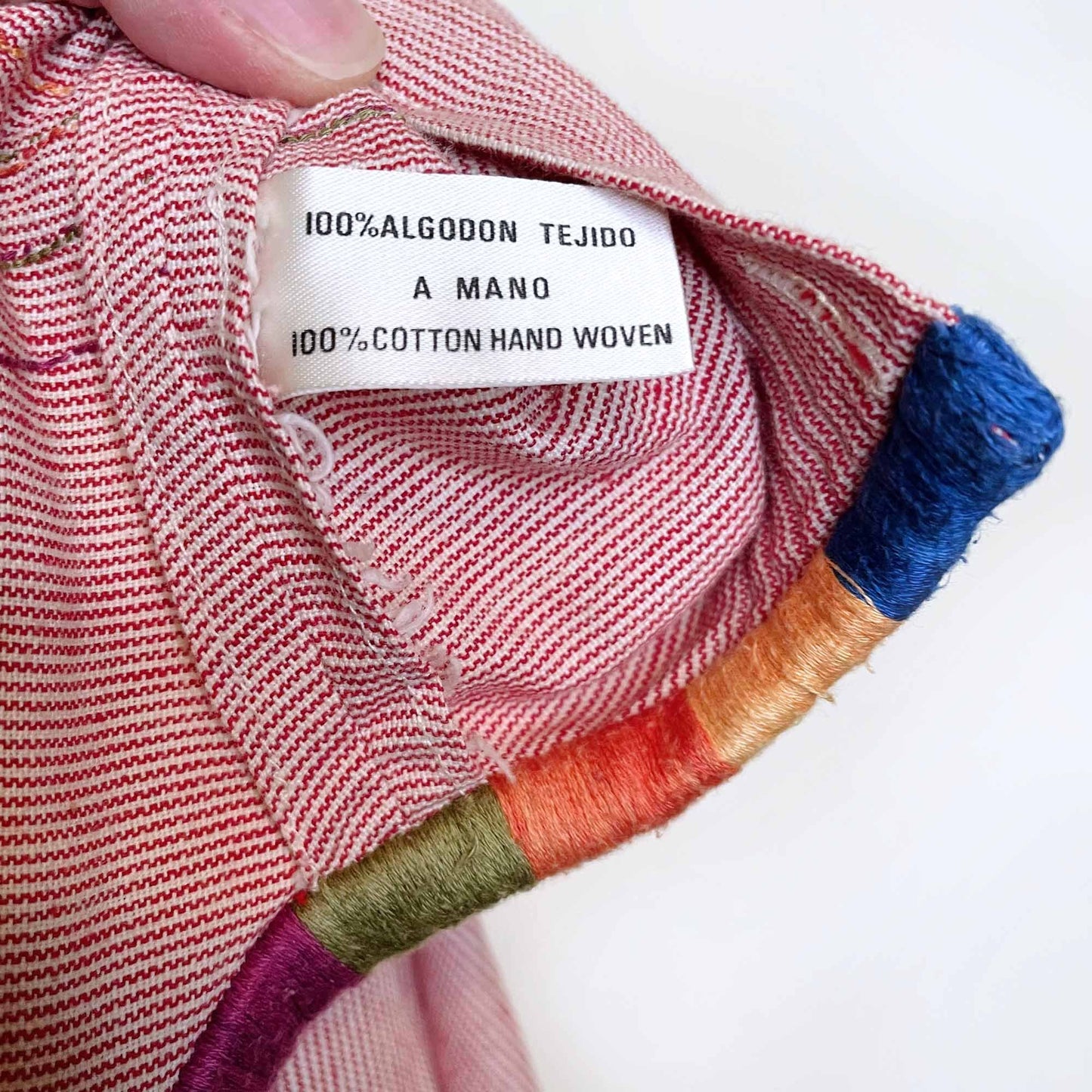 vintage 70's gonzalo bauer hand woven boho tassel shirt with balloon sleeves - size small