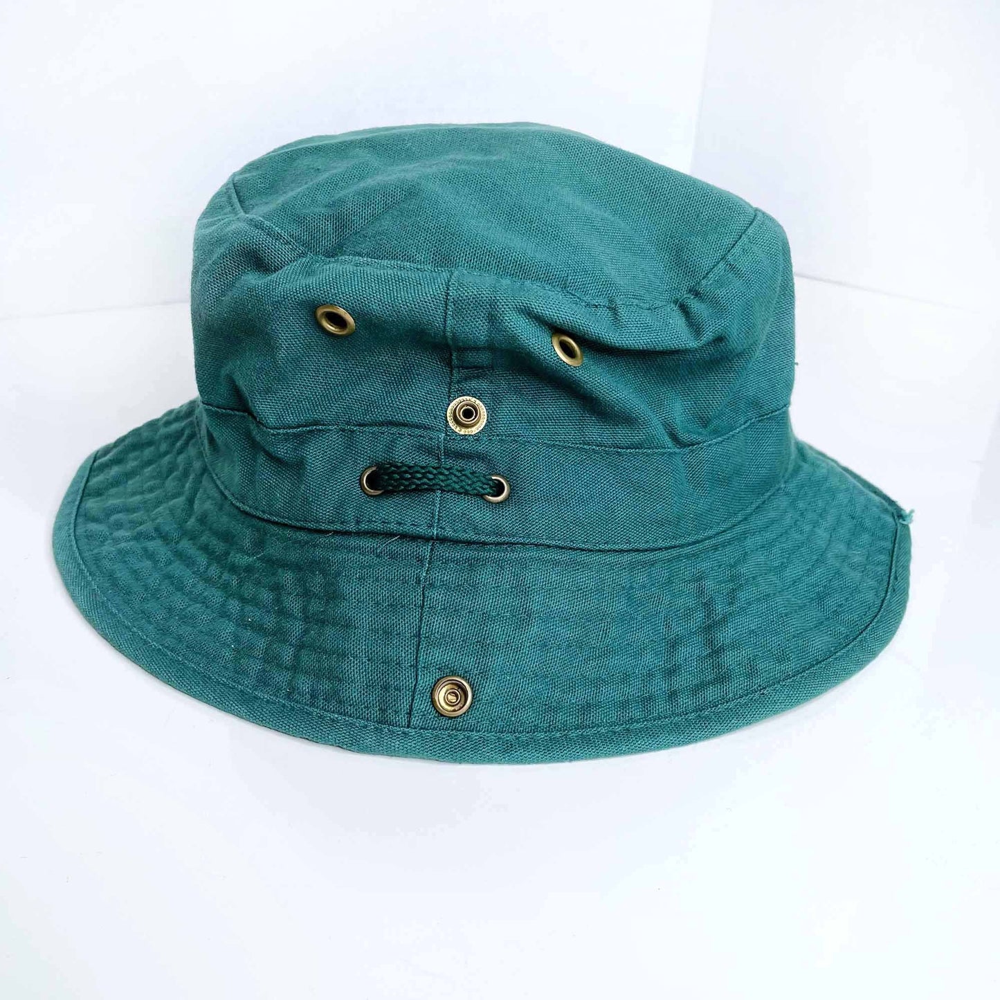 vintage kp cotton side snap outdoors bucket hat - o/s