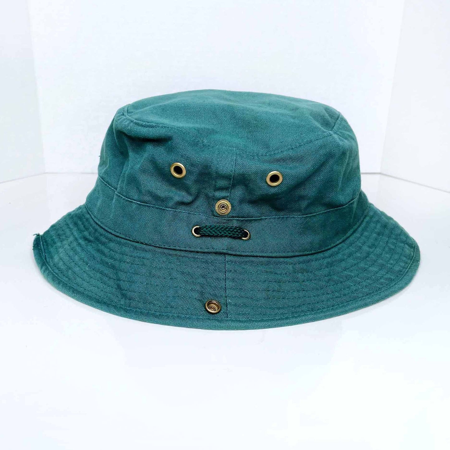 vintage kp cotton side snap outdoors bucket hat - o/s