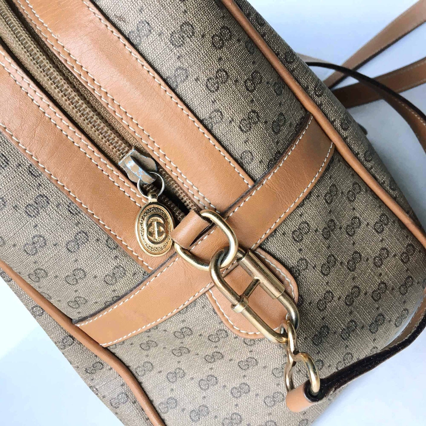 Gucci Boston web GG monogram bag