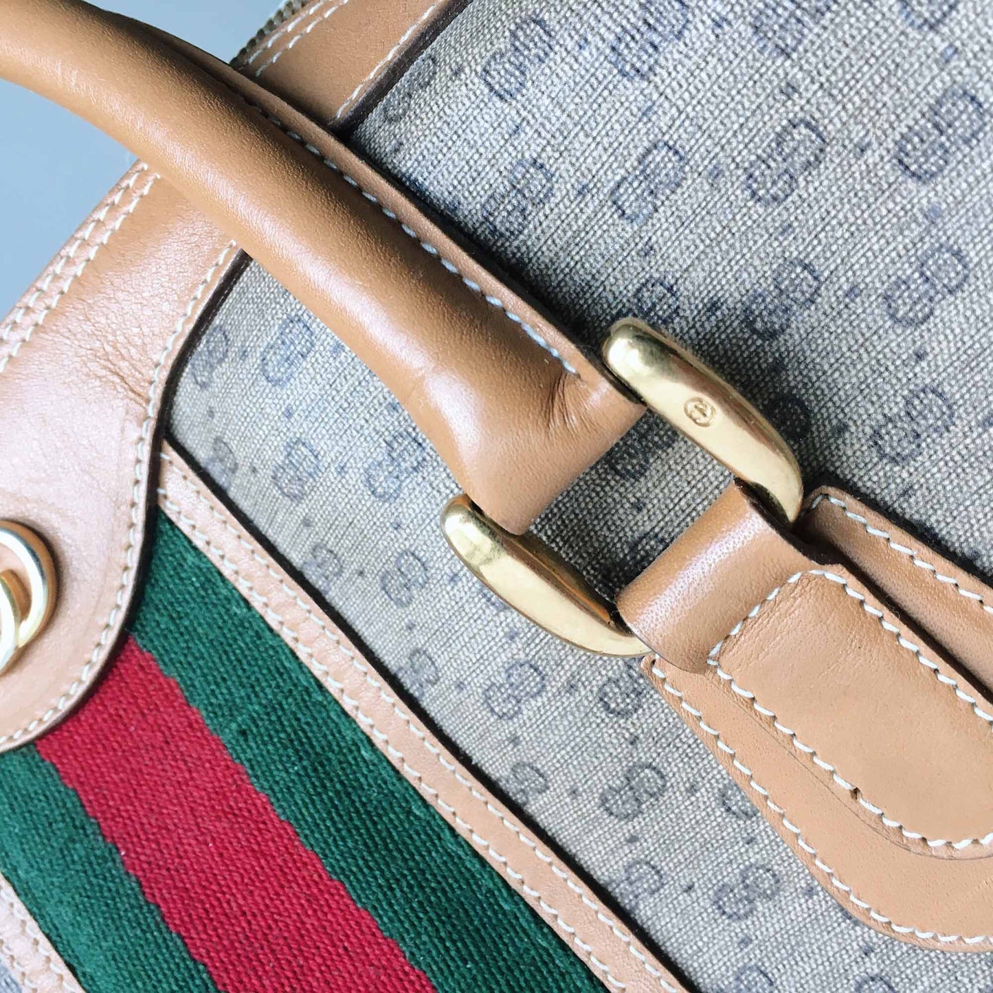 Gucci Boston web GG monogram bag