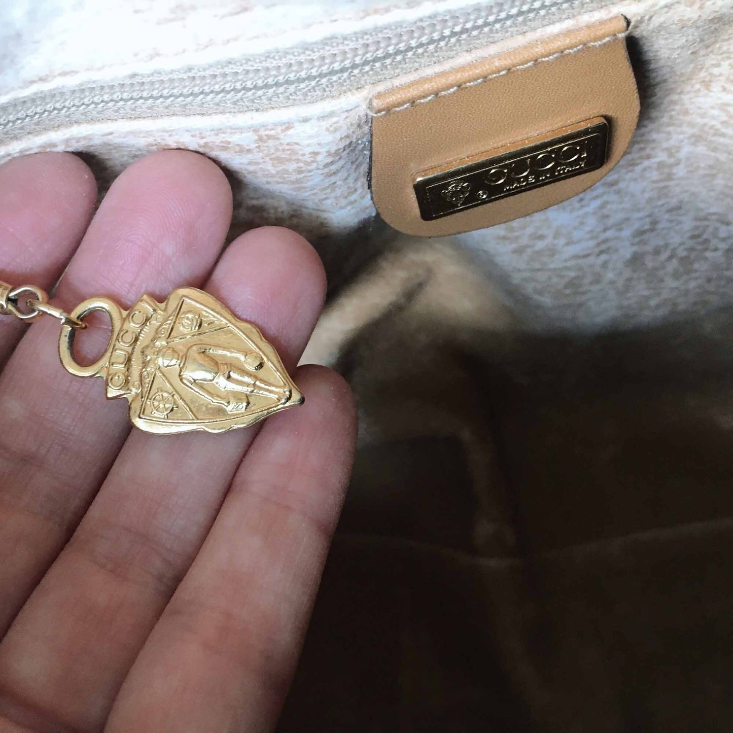 Gucci Boston web GG monogram bag