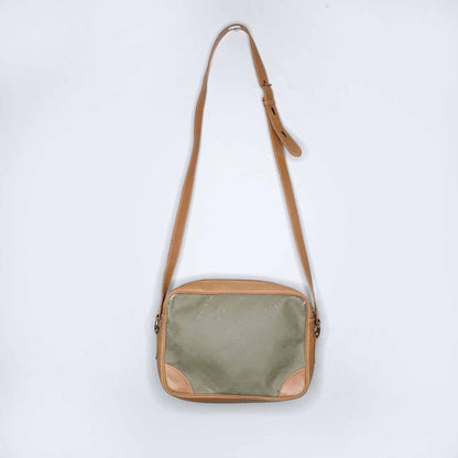 Vintage Gucci leather GG monogram crossbody bag