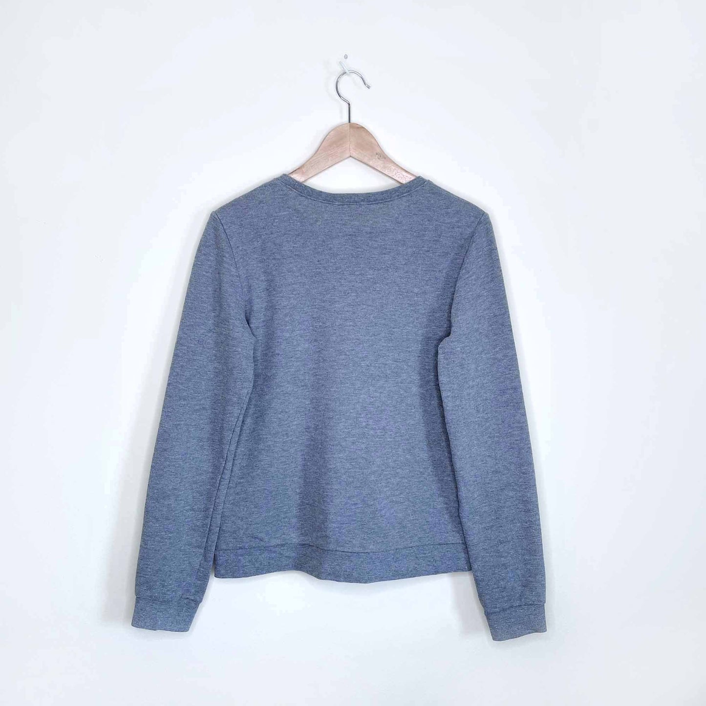 guess impression triangle logo crewneck sweatshirt - size medium