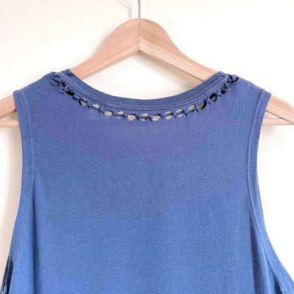 Guess festival fringe Dare to Dream studded crop top - size Medium