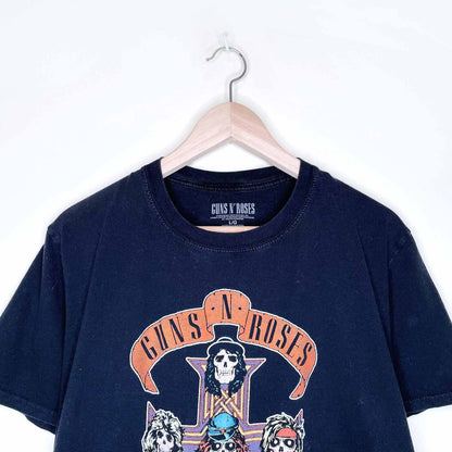 guns n roses 2016 appetite for destruction band slim fit tee - size large