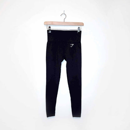 gymshark vital 2.0 seamless leggings in charcoal - size small