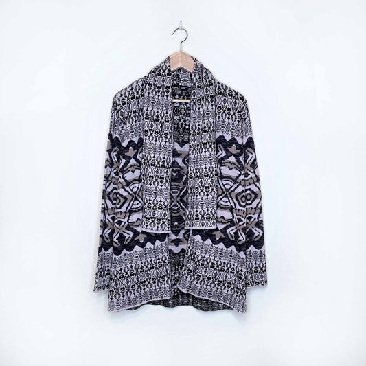gypsy 05 boho orvieto waterfall open cardigan - size small