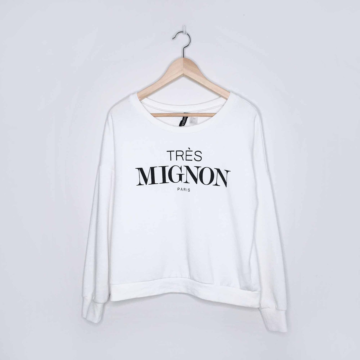 H&M Dividend trés mignon paris sweatshirt - size Medium