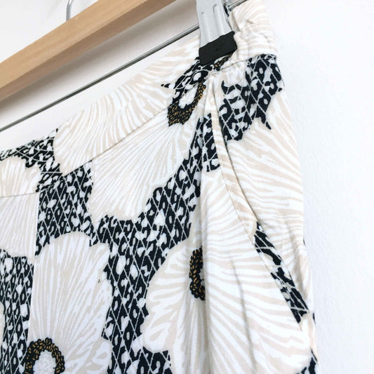 H&M floral print high rise culottes - size 4