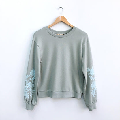 H&M Embroidered Sweatshirt - size xs - NWOT