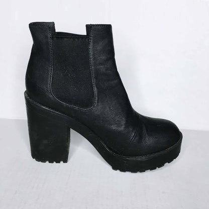 H&M Dividend chunky heeled boots - size 8.5