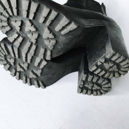 H&M Dividend chunky heeled boots - size 8.5