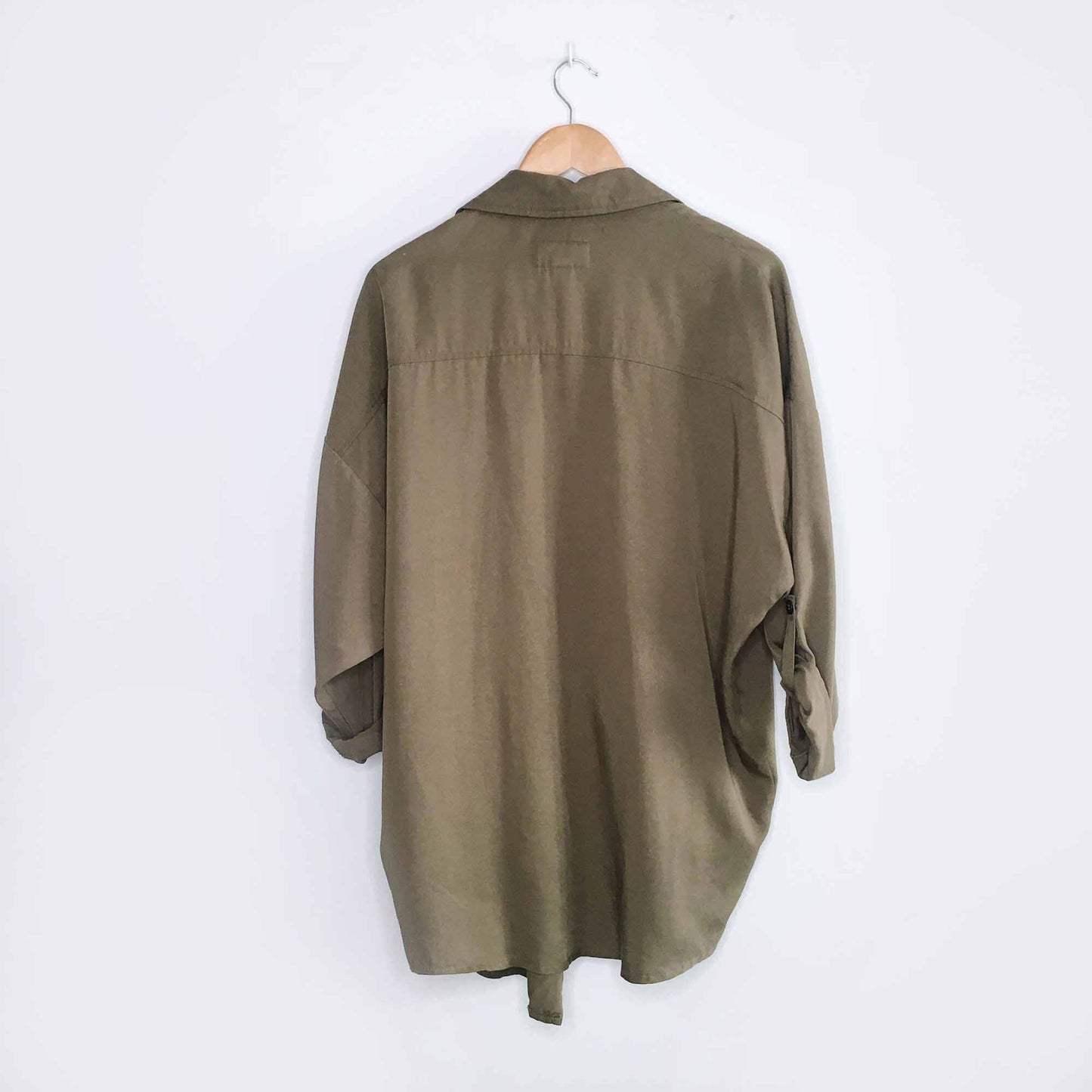 H&M Conscious oversized waterfall trench coat - size Small