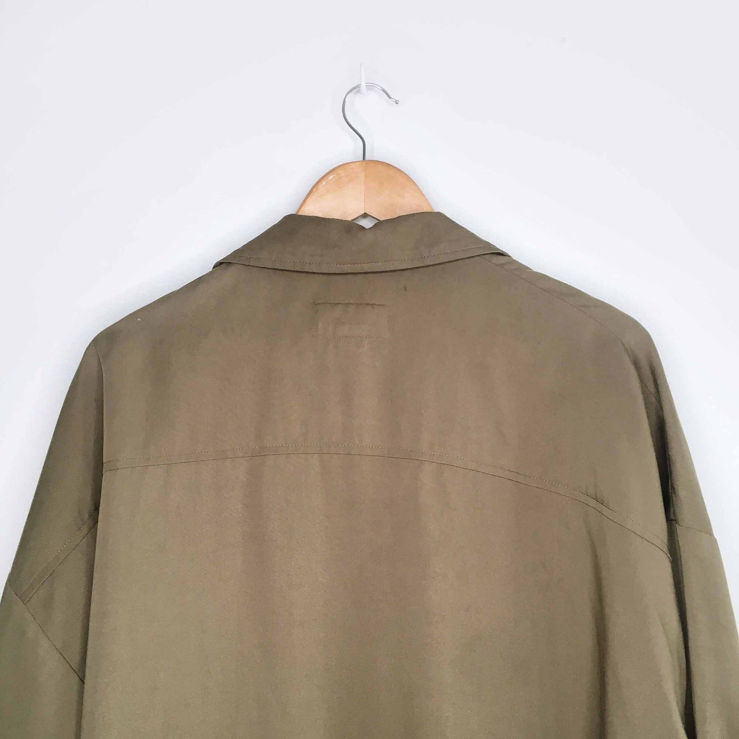 H&M Conscious oversized waterfall trench coat - size Small