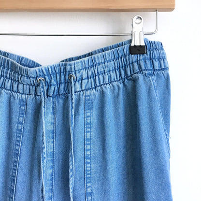 H&M chambray joggers - size 6