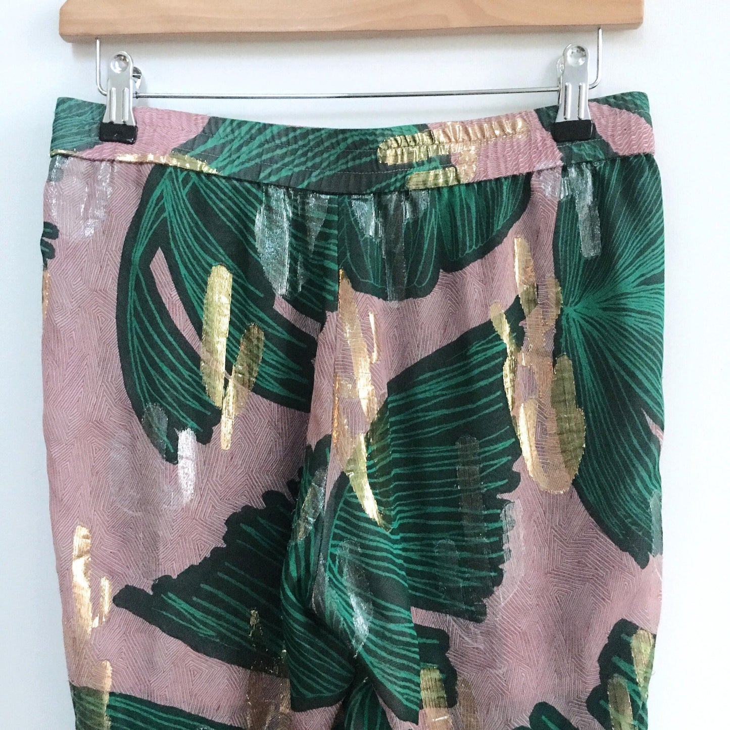 H&M Studio Silk Pant - size Small