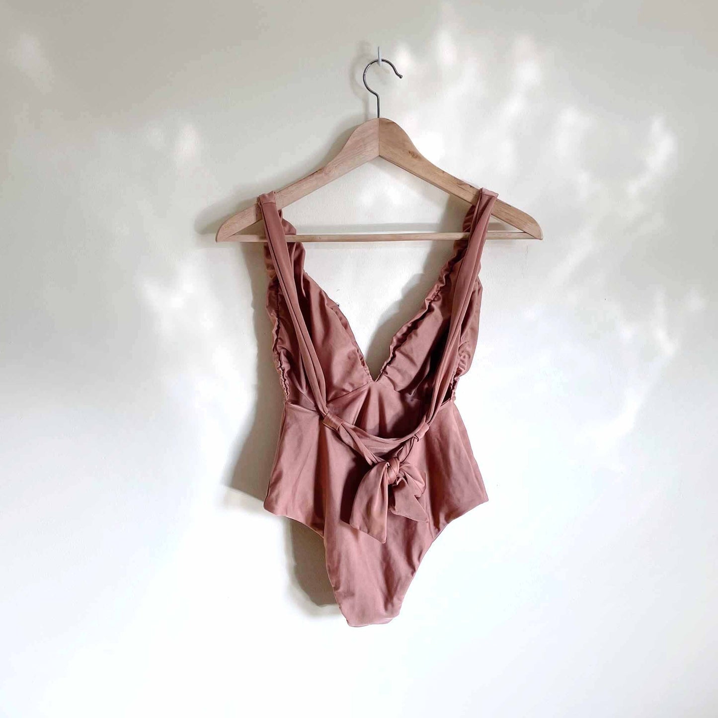 Haight Marina plunge neck multi-way one piece swimsuit - size Medium