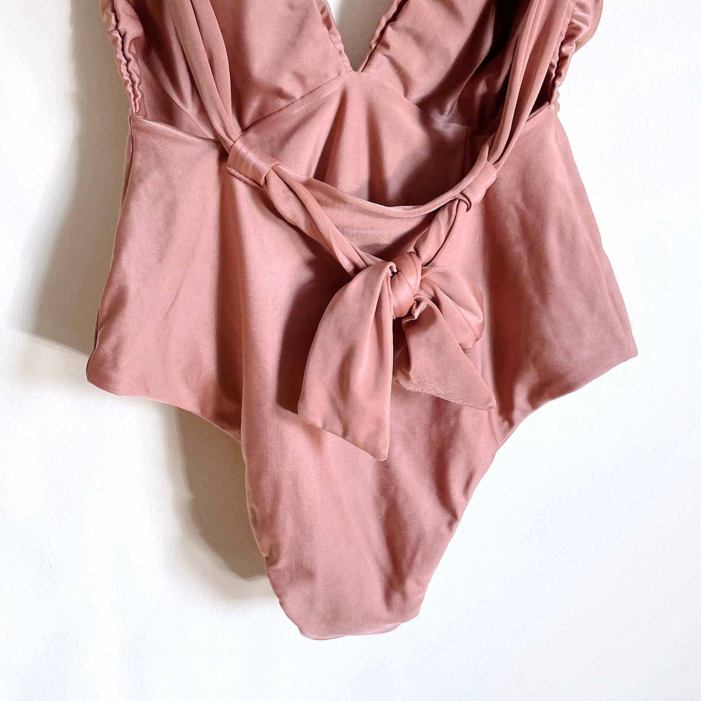 Haight Marina plunge neck multi-way one piece swimsuit - size Medium