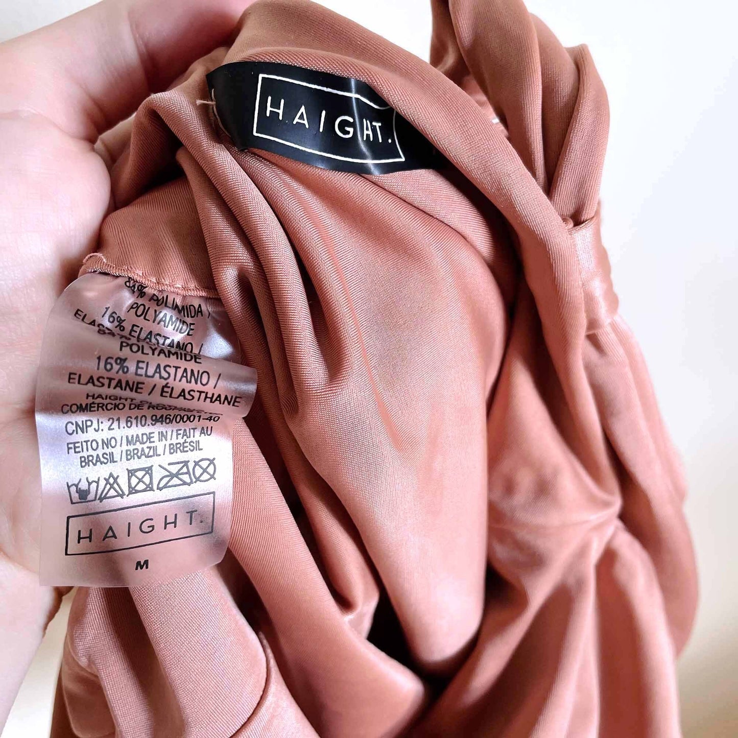 Haight Marina plunge neck multi-way one piece swimsuit - size Medium