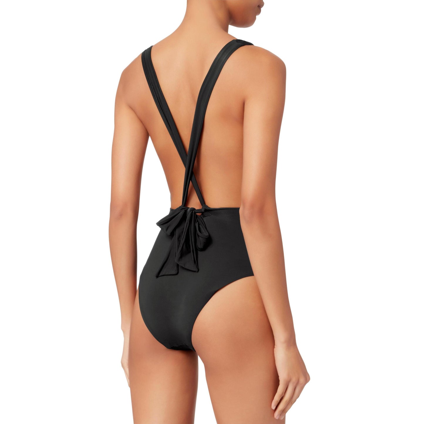Haight Marina plunge neck multi-way one piece swimsuit - size Medium