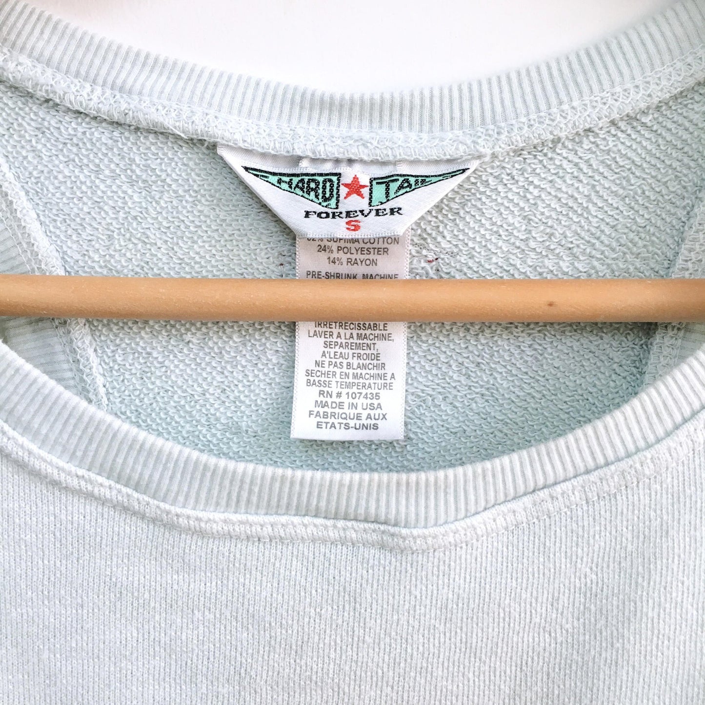 Hard Tail Forever sweatshirt tank - size Small