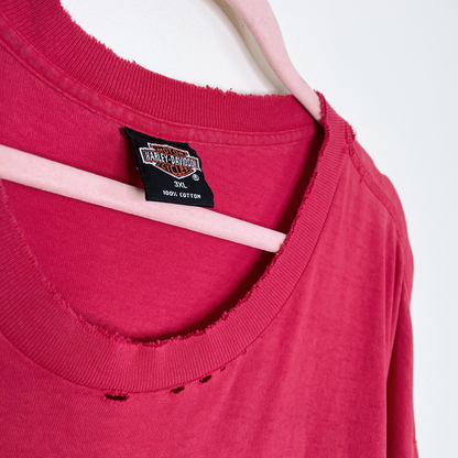 vintage 90s harley daytona beach bike week tee - size 3xl