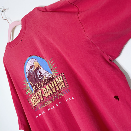 vintage 90s harley daytona beach bike week tee - size 3xl