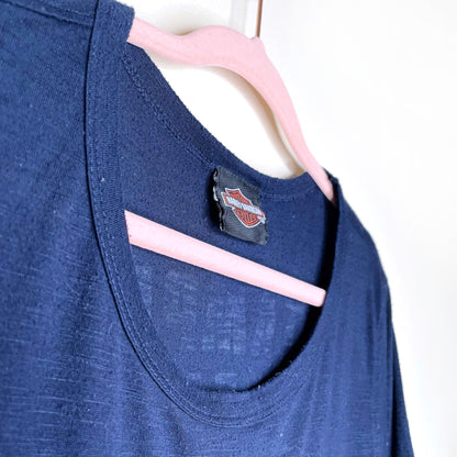 harley davidson mexico metallic graphic tee - size large