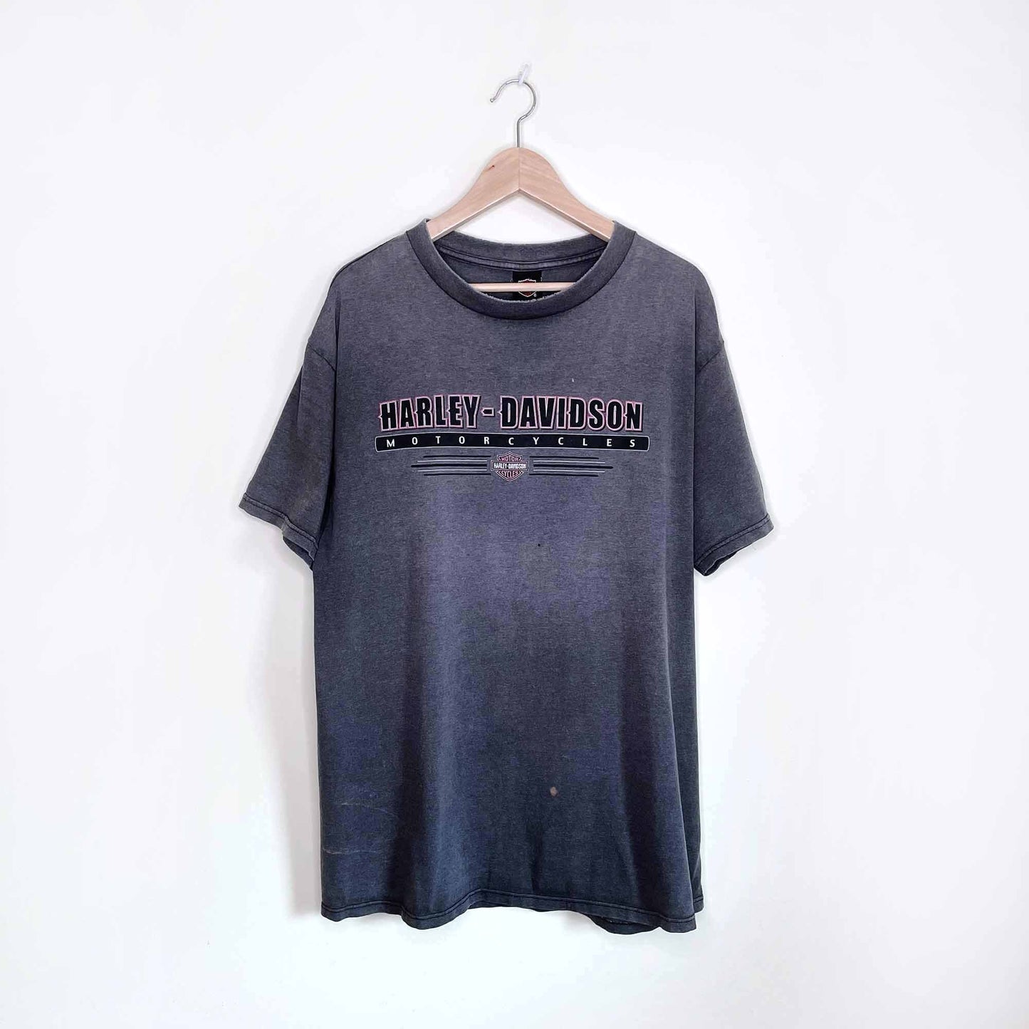 vintage harley davidson rocky's london t-shirt - size large