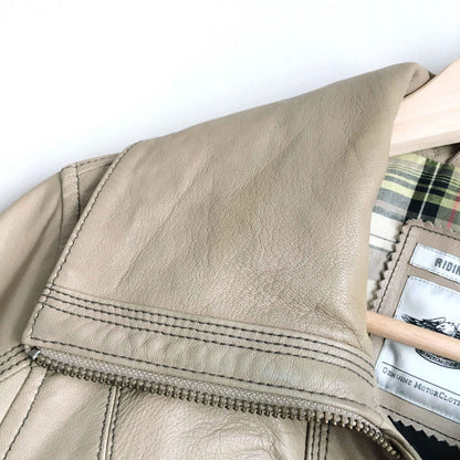 Harley Davidson leather moto jacket - size Medium