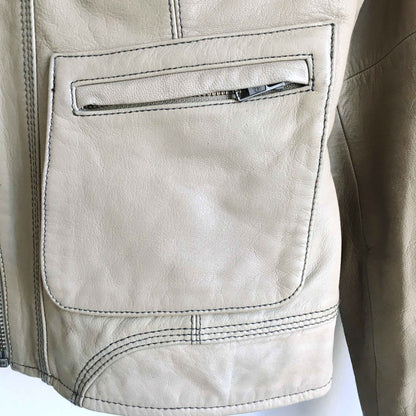 Harley Davidson leather moto jacket - size Medium