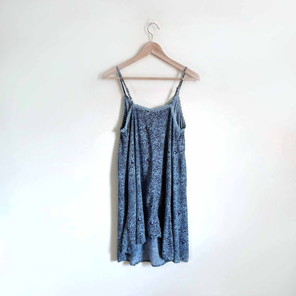 Harlow floral slip dress with crochet lace trim - size Small