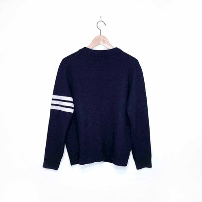 harvard university wool varsity H cardigan sweater - size large